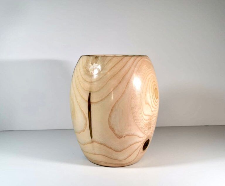 English Ash Decorative Vase - Image 13