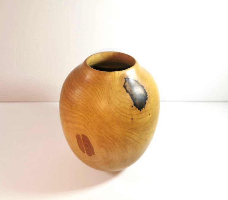 Bird Cherry Decorative Vase - Image 2