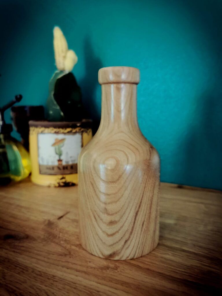 English Elm Bud Vase