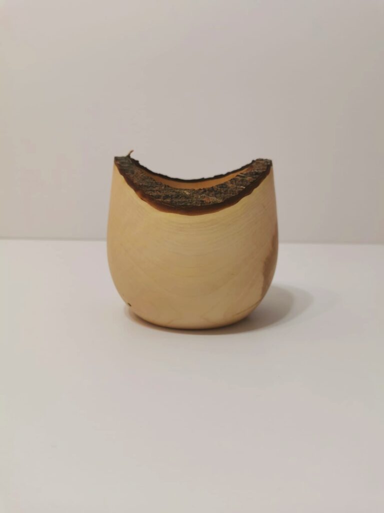 Natural Edge Hackberry Bowl - Image 5