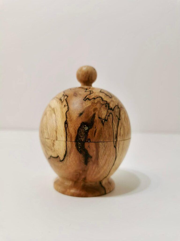 Spalted Beach Trinket/Keepsake Box - Image 3