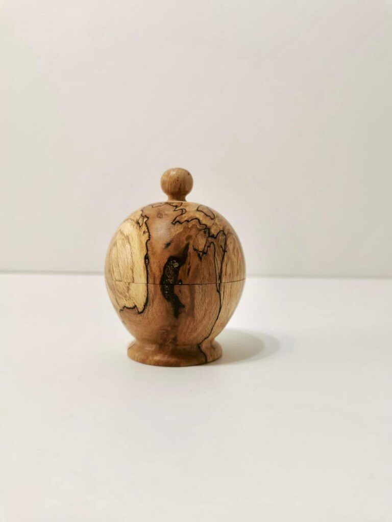 Spalted Beach Trinket/Keepsake Box - Image 2