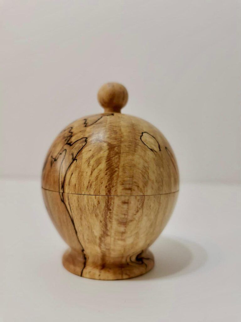 Spalted Beach Trinket/Keepsake Box - Image 5