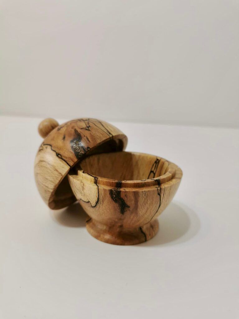 Spalted Beach Trinket/Keepsake Box - Image 6