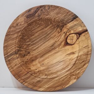 spalted beech platter wooden bowl c a woodcraft handmade wooden gifts