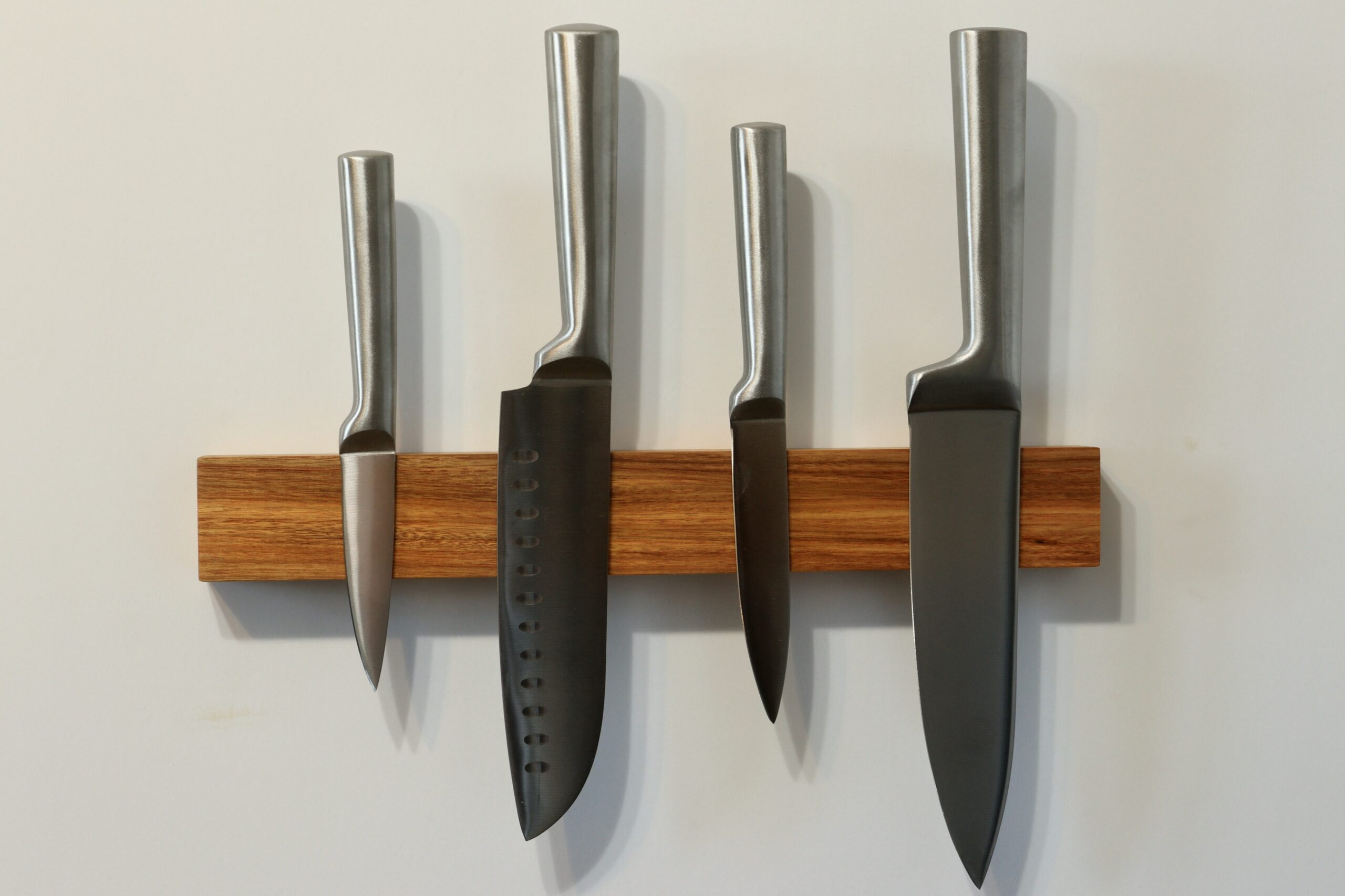 canarywood Wooden Magnetic Knife Rack c a woodcraft handmade gift