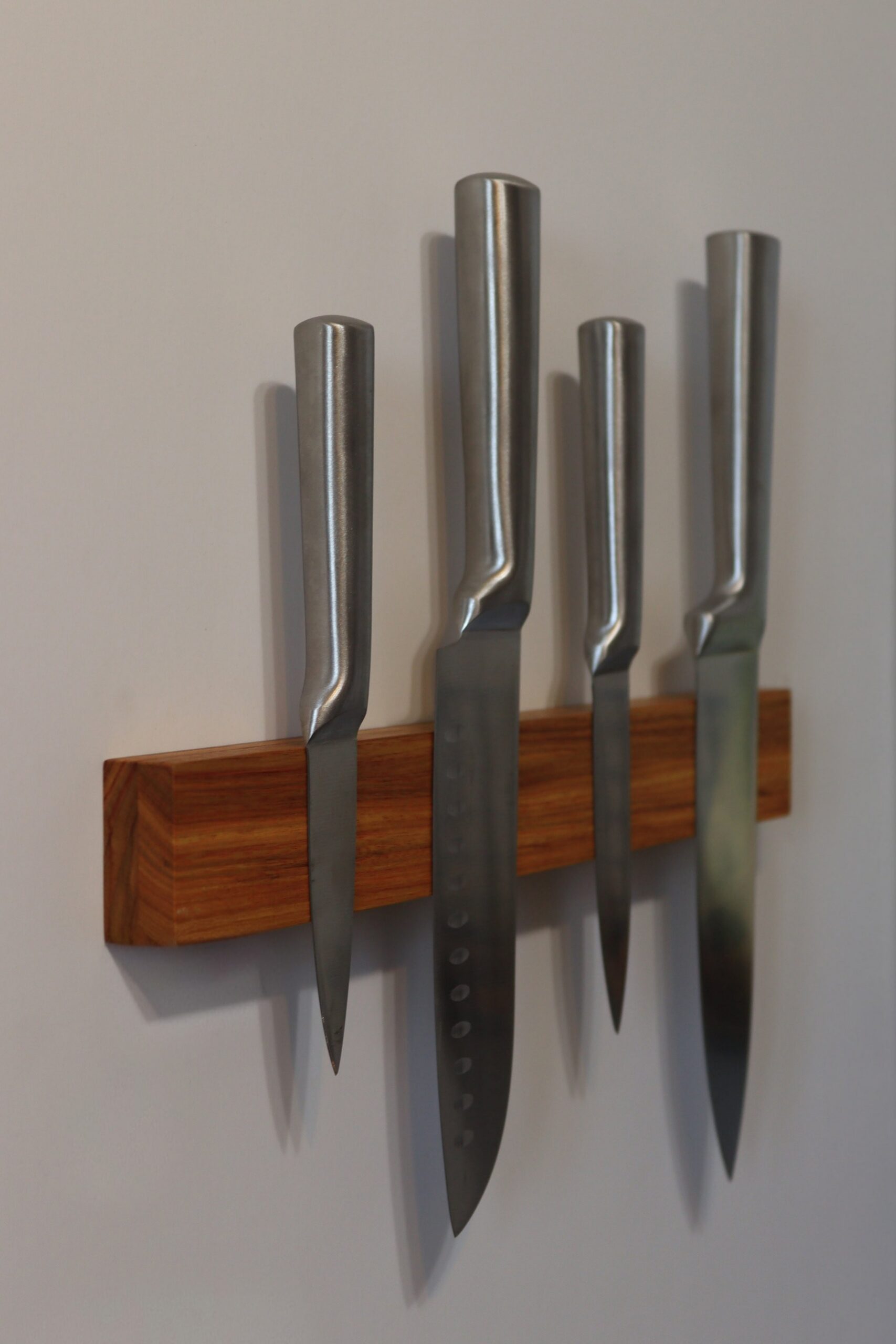 canarywood Wooden Magnetic Knife Rack c a woodcraft handmade gift